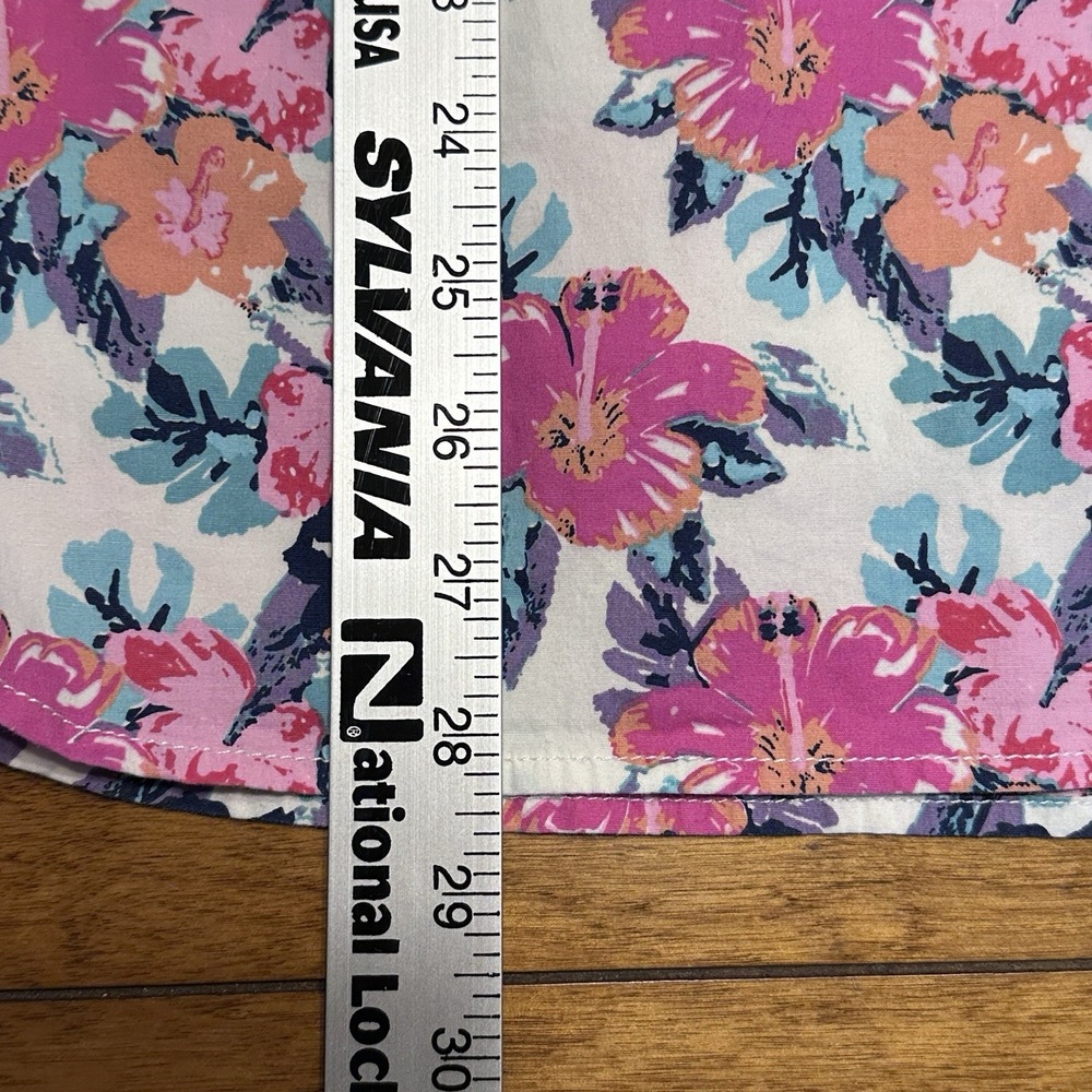 Chubbies The Wedding‎ Crasher Shirt Pink Floral Hawaiian S/S Half-button Med - Picture 11 of 11